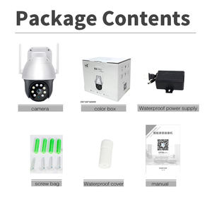 Alarma de sonido impermeable para exteriores, cámara PTZ de 3MP, WiFi, seguimiento humano, red inalámbrica de seguridad, CCTV, IP, PTZ - Product Image 6