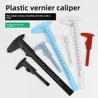 EXPLOIT Simple pied à coulisse en plastique personnalisable 0-80/150MM étudiant expérience outil d'enseignement bricolage Grade OEM Support