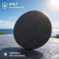 Panneau solaire monocristallin PERC rond de 110 mm résistant aux UV avec une efficacité de 22,7 % pour les projets de fontaines solaires extérieures DIY -Foldsun