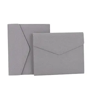Special Standard Envelope Clasp Folder Multi-functional Travel Information Collection Bag PU Business Manager Folder Custom