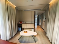 Transport modulaire conteneur préfabriqué Capsule House cadre en acier détachable 40 pieds avec cuisine