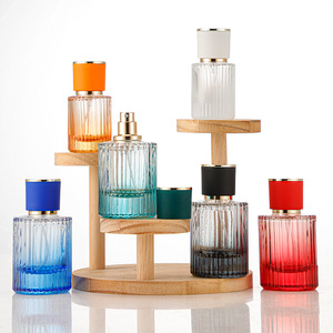 Oem ODM hình trụ màu gradient bơm phun nước hoa chai xịt 30ml 50ml thủy tinh cao cấp thực phẩm bao bì cá nhân - Product Image 2