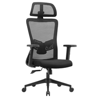 Fauteuil de Bureau Commercial de Haute Qualité Confortable avec Accoudoirs Relevables Appuie-tête Réglable, Massage et Roulettes en Nylon