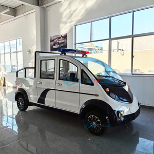 Vente directe d'usine - Voiture de patrouille électrique - Voiture de patrouille scolaire avec lumière d'avertissement et interphone avec mégaphone - Voiture de patrouille électrique - Product Image 6