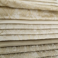 Tissus occultants pour rideau, beau tissu et matériaux de rideau jacquard tissé en polyester