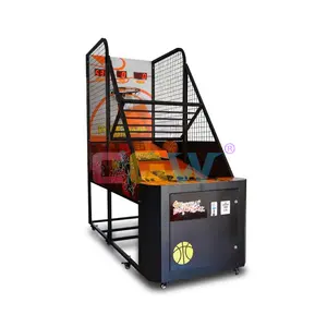 CGW Game Center pieghevole Crazy Hoop basket Machine Arcade Coin Operated Electronic Shooting basket Machine