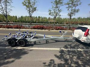 Sortie d'usine <span class=keywords><strong>Essieu</strong></span> tandem de 21 pieds, <span class=keywords><strong>remorque</strong></span> de <span class=keywords><strong>bateau</strong></span> en aluminium-Type de rouleaux oscillants, avec VIN DOT CE - Product Image 5