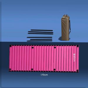 휴대용 168*72 접이식 캠핑 카트 높이 조절 식 포장 마차 야외 야시장 유틸리티 카트 - Product Image 5