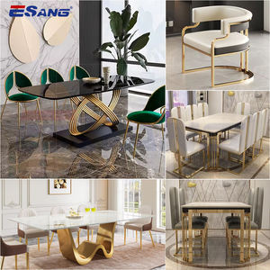 ESANG usine OEM table basse de salle à manger de luxe cadre en acier inoxydable pieds de canapé meubles en métal - Product Image 4