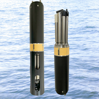 Capteur d'eau numérique multiparamètre 7-en-1 en ligne avec essuie-glace autonettoyant, étanche IP68, précision 0,1 pour la surveillance de l'eau (OEM)