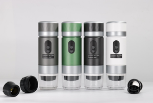 เครื่องชงกาแฟพกพาขายส่งจากโรงงาน พร้อมหน้าจอ LED ให้ความร้อนเร็ว ใช้พลังงานแบตเตอรี่ เหมาะสำหรับการเดินทาง แคมป์ปิ้ง รับผลิตแบบ OEM - Product Image 2
