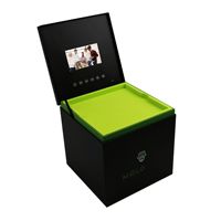 Boîte cadeau vidéo personnalisée de haute qualité avec impression offset sur papier et écran LCD HD