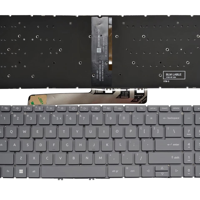 Laptop Keyboard for Acer Aspire A315-24P A315-24PT  N23C3 SN.I151B.00B QV05T_ A10B PK133TY4A00 US Layout Backlit Gray