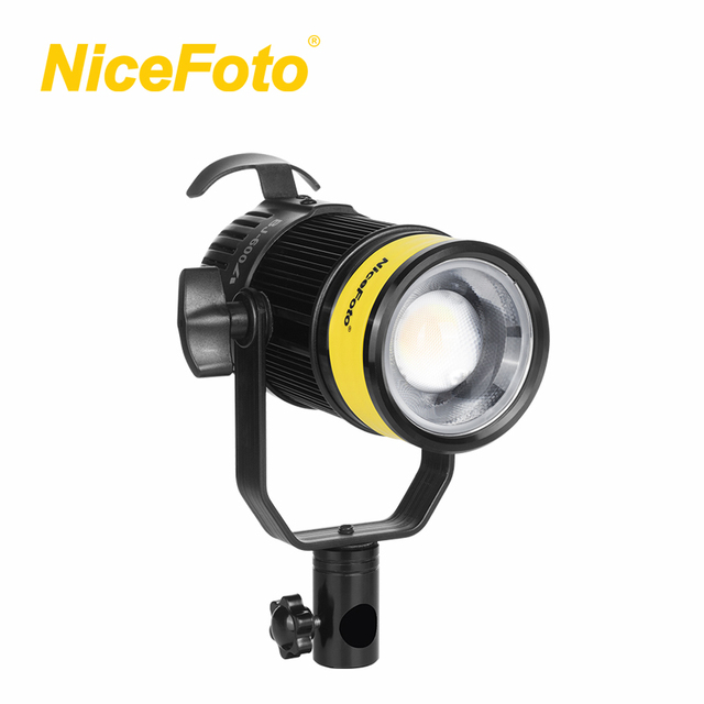 BJ-600A  NiceFoto 35W Bi-color 2700-6500K  Zoom LED Video Light for Photo Studio Lighting and Video Making