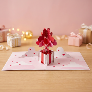 Caja de Regalo 3D de Moda, Tarjeta Pop-up 3D con Diseño Personalizado, Manualidades de Papel, Regalos de San Valentín de Vietnam, Impresión Offset - Product Image 3