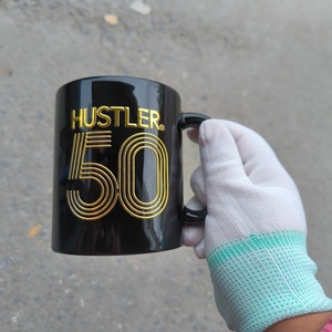 Tazza in Porcellana Personalizzabile con Foglia d'Oro - 350ml, Tazza da Caffè Classica con Citazione Motivazionale per Uso Personale e Regali Aziendali - Product Image 1