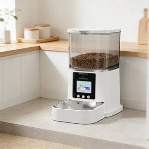 Comedero Inteligente Programable para Mascotas, Dispensador Automático de Comida para Mascotas con Pantalla LCD, Platos y Comederos para Mascotas - Product Image 1