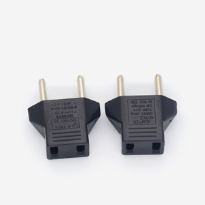 European To Us <b>Plug</b> <b>Adapter</b> 100-240V 0.5A Universal Travel <b>Adapter</b> With Dual Pins For International Use - Product Image 1