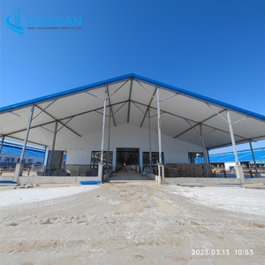 Structure en acier de conception moderne, cadre métallique, maison préfabriquée pour chèvres - Product Image 6