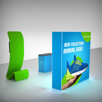 Ventes Flash : Stand d'Exposition Modulaire Portable Personnalisé avec Boîte à Lumière en Tissu SEG