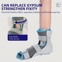 Orthèses de fixation de la cheville en aluminium léger pour immobilisation de l'articulation, soutien du pied pour fracture métatarsienne, respirantes avec fermeture à lacets