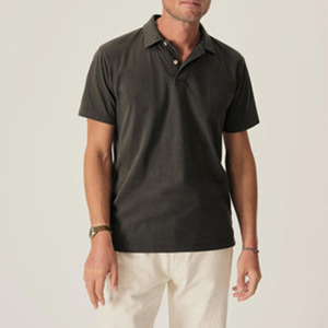 Polo de golf vintage pour homme, coupe ajustée, de luxe, haute qualité, personnalisable avec <span class=keywords><strong>logo</strong></span>, en coton, impression par sublimation, séchage rapide - Product Image 1