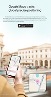 Traceur intelligent double système anti-perte, localisateur d'animaux et de clés, compatible avec Apple Find My et Google Find My Device X3