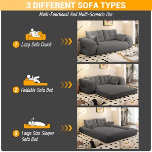 [Entrepôt USA] Canapé-lit multifonctionnel pliable 3-en-1 pour humains et chiens, 78,7 pouces, livraison aux États-Unis, MOQ : 1 ensemble - Product Image 4