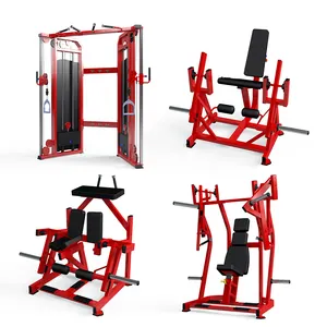 Ticari fitness salonu makinesi vücut geliştirme plaka yüklü antreman makinesi