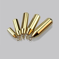 Poids de pêche en laiton 1.8/3.5/5/7/10kg différentes tailles pour accessoires de pêche en mer d'eau douce leurre en cuivre pour ruisseau de rivière
