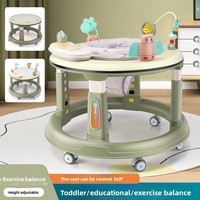 Trotteur Bébé Multifonctionnel Anti-Renversement en Plastique pour Garçons et Filles, Poussette Assise Transfrontalière 7-18 Mois