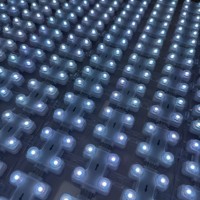 Écran LED en maille flexible P25, écran vidéo couleur, rideau LED transparent, écran en grille, façade média LED pour bâtiments