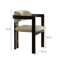 Chaise de restaurant commerciale rembourrée de luxe moderne sur mesure, fauteuil de salle à manger, fournisseur chinois en gros, chaise de café en bois à vendre