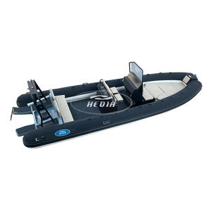 Ce 23ft 7m Patrol Pvc Hypalon Casco semirrígido Barco inflable de aluminio <span class=keywords><strong>con</strong></span> <span class=keywords><strong>motor</strong></span> de 200hp para pescar - Product Image 4