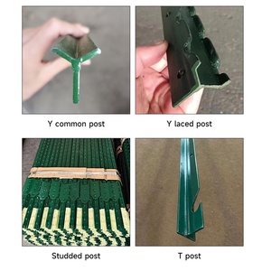 <span class=keywords><strong>Poteau</strong></span> de clôture en Y peint vert, piquet étoilé en acier galvanisé, <span class=keywords><strong>poteau</strong></span> de clôture agricole en Y pour usage agricole et pastoral - Vente chaude - Product Image 4