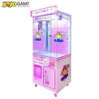 Machine d'arcade interactive à grue à pinces, avec structure de base pour accessoires à prix aléatoires sur le thème de l'amour