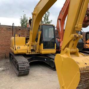 Excavadora hidráulica sobre orugas Komatsu PC130 13ton a la venta usada con bomba y componentes de núcleo de motor Spott - Product Image 1