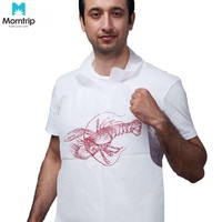 Bavoirs jetables en plastique pour adultes avec attaches pour la cuisson du homard, du crabe et du langoustin – Vente en gros usine