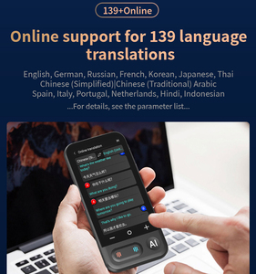 Traductor de Voz Instantáneo Inteligente Portátil, Máquina Traductora Sin Conexión, Compatible con 150 <span class=keywords><strong>Idiomas</strong></span>, Traducción en Tiempo Real Multilingüe - Product Image 3