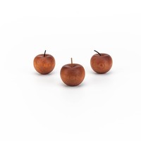 Ornement diffuseur de pomme en bois massif écologique en stock, petite huile essentielle moderne et simple de Noël, parfum de bureau, moustique