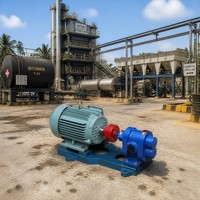Pompa Oli Gear Tekanan Tinggi 2CY-2.1/2.5-A 35 LPM 3 KW Pompa Pelumas Tugas Berat dengan Gear Baja Paduan dan Motor Listrik Pasokan B2B