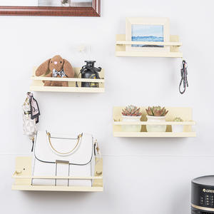 Keuken Muur Gemonteerde En Magneet Koelkast Side Organizer Opslag Plank Magnetisch Kruidenrek Met Haken - Product Image 4