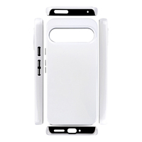 Housse de transfert de chaleur double couche 2 en 1 3D Tough Sublimation Blanks Coated Custom Cell Phone Cases pour Google Pixel 9 9 Pro