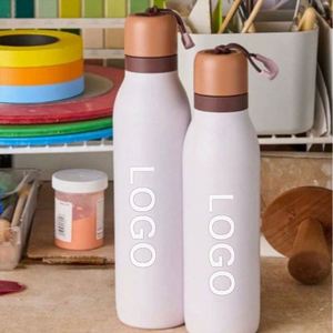 Bouteille d'eau sport isotherme en acier inoxydable écologique avec couvercle, personnalisable avec logo, 18oz 24oz, pour le camping, modèle 2026 - Product Image 1