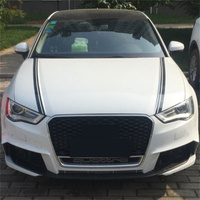 Veidt Apto para Modelos 14-16, Apto para Audi A3, Parrilla Delantera Modificada RS3, Accesorios de Mejora Especiales
