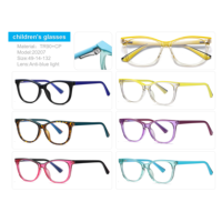 Lunettes d'ordinateur anti-lumière bleue MORESE, couleur bonbon, 20207, monture ovale en acétate TR90 à motif géométrique, monture intégrale