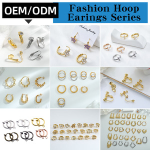 2025년 신상품 트렌디 주얼리 여성 파티 선물용 볼드 스테인리스 스틸 링 귀걸이 - Product Image 4