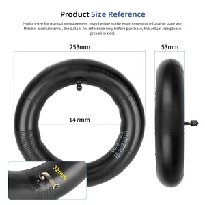 ยางในเสริมแรง Ulip ขนาด 90/65-6.5 วาล์วโค้ง สำหรับสกู๊ตเตอร์ไฟฟ้า - Product Image 2