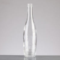 Bouteille en verre pour whisky, flacon vaporisateur de parfum en verre, flacon diffuseur en verre, bouteille de parfum personnalisée en verre