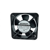 Ventilateur sans balais DC 150x150x51mm IP68 résistant à l'humidité 15051 12V pour unité de déshumidification à température constante pour piscine